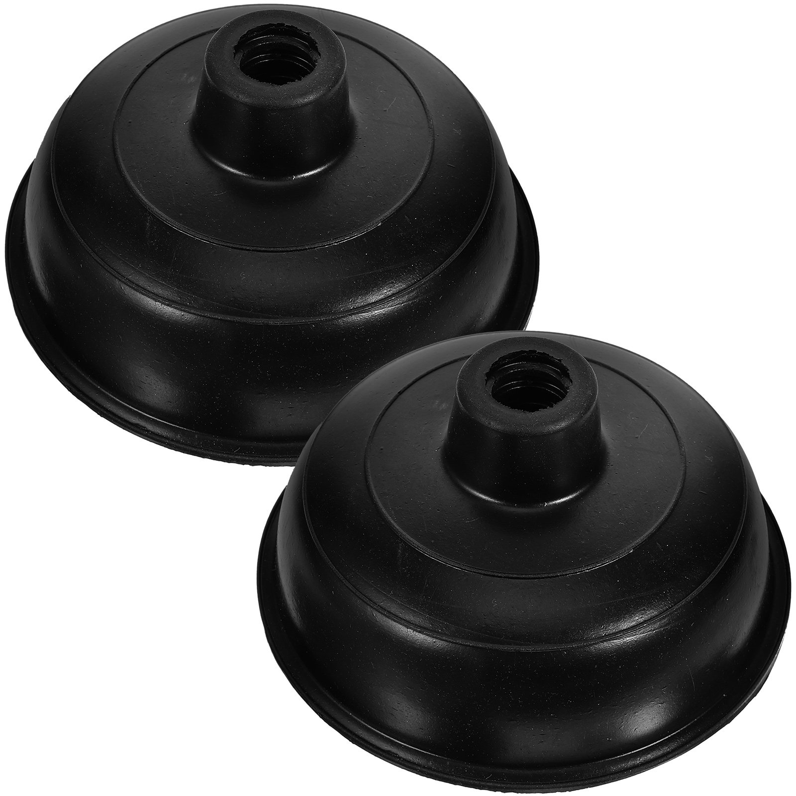 Plunger Toilet - 2Pcs Rubber Plunger Replacement Head for