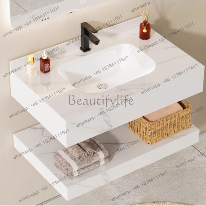 Home Bathroom Vanity Combo - LJYBedroom Organizer Cupboard Toilet Sink Skincare