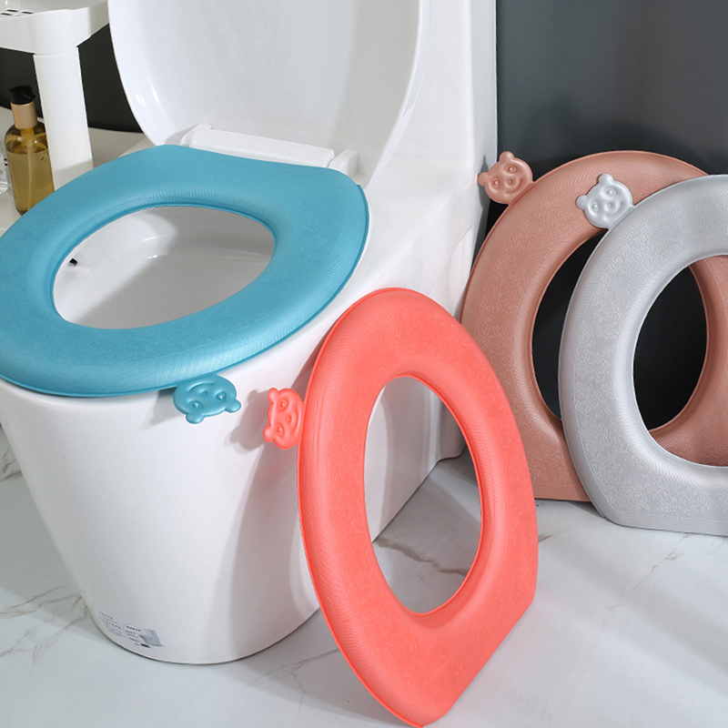 Plunger Toilet - 【F】1Pc EVA Waterproof Toilet Seat Cover