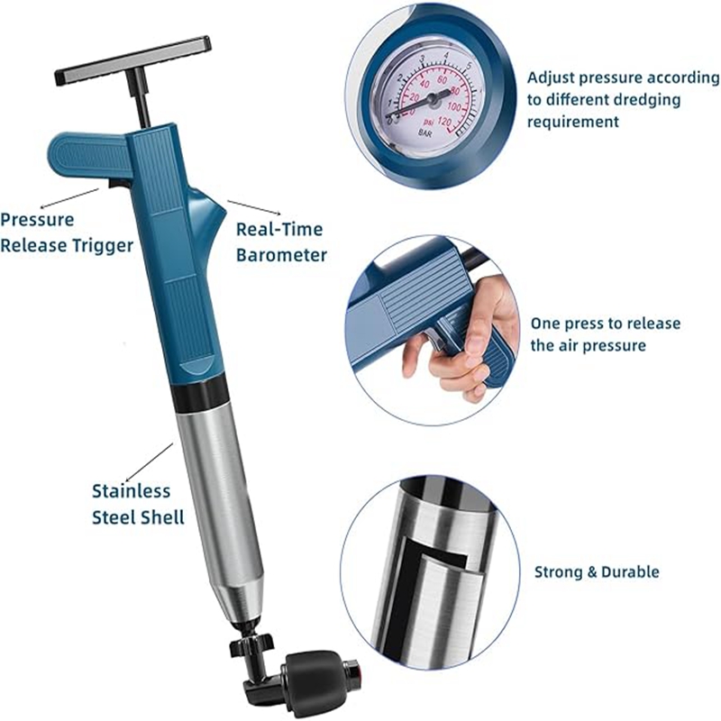 Powerful Toilet Plunger Stainl - Plunger Toilet ulasan dan harga