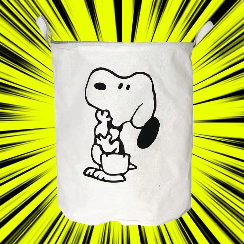 Snoopy Cotton Fabric Laundry H - Home Edit Bathroom Storage ulasan dan harga