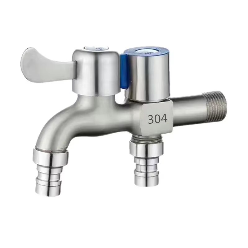 Stainless Steel Faucet Double  - Basin Mixer Tap ulasan dan harga