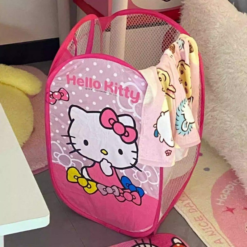 Kawaii Cartoon Foldable Laundr - Home Edit Bathroom Storage ulasan dan harga