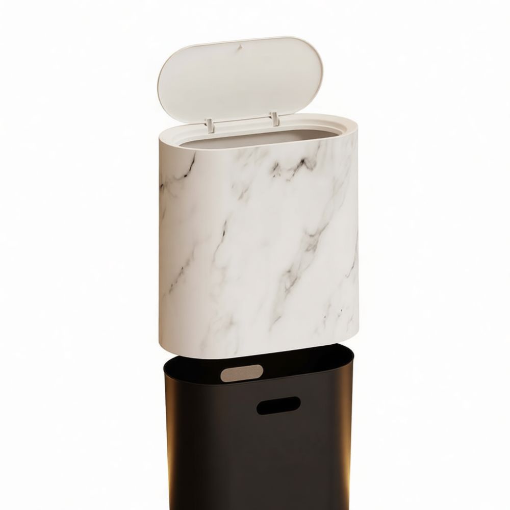 Minimalist Slim Trash Can Narr - Home Essentials Bathroom Storage ulasan dan harga