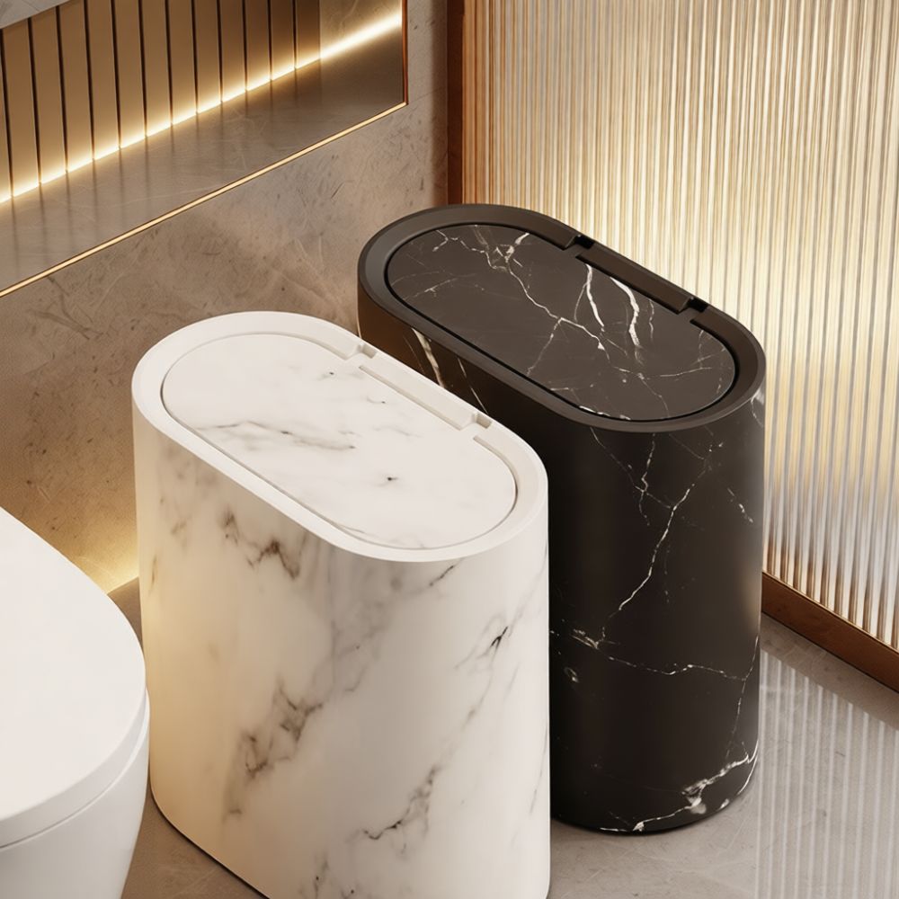 Minimalist Slim Trash Can Narr - Home Essentials Bathroom Storage ulasan dan harga
