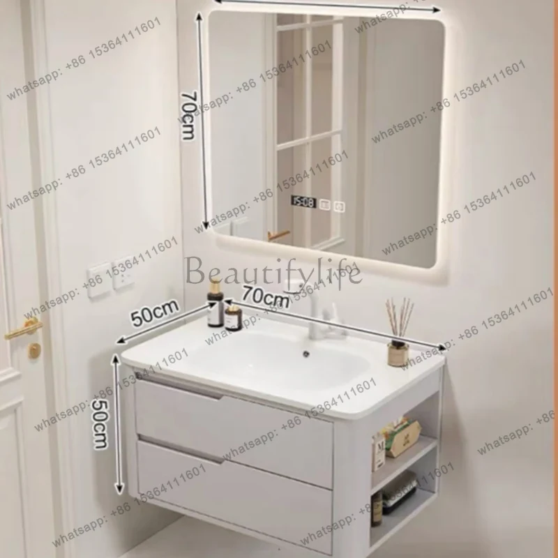 LSClassic Nordic Bathroom Cabi - Home Bathroom Vanity Combo ulasan dan harga