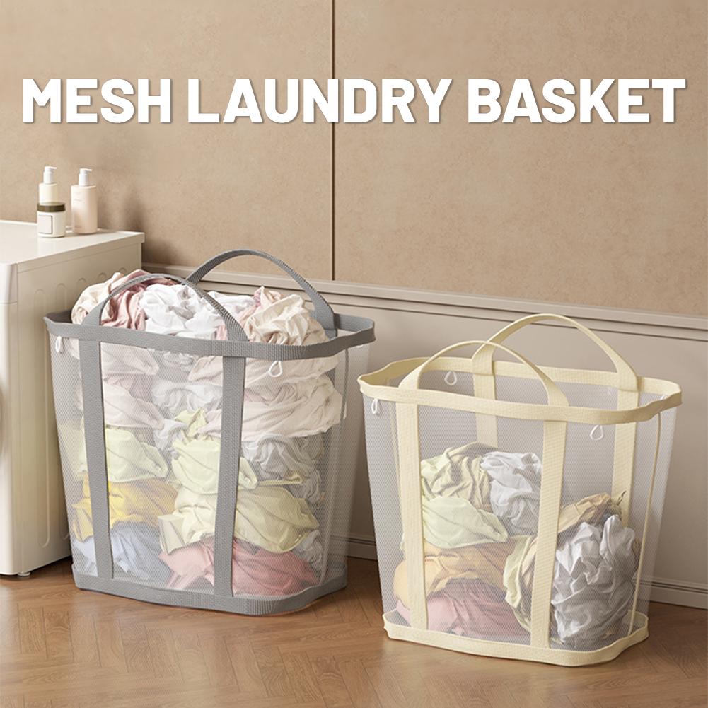 Large Capacity Mesh Dirty Clot - Home Bathroom Organizer ulasan dan harga