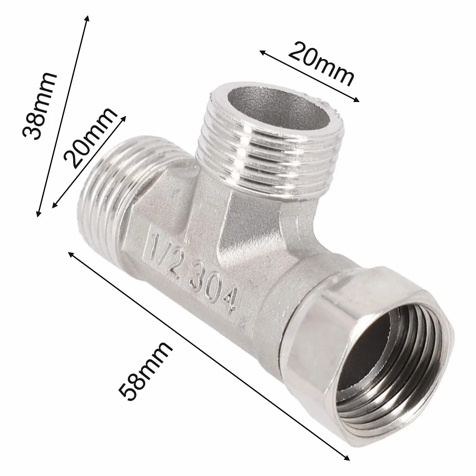G1/2 3 Way T-Adapter Bathroom  - Plunger Toilet ulasan dan harga