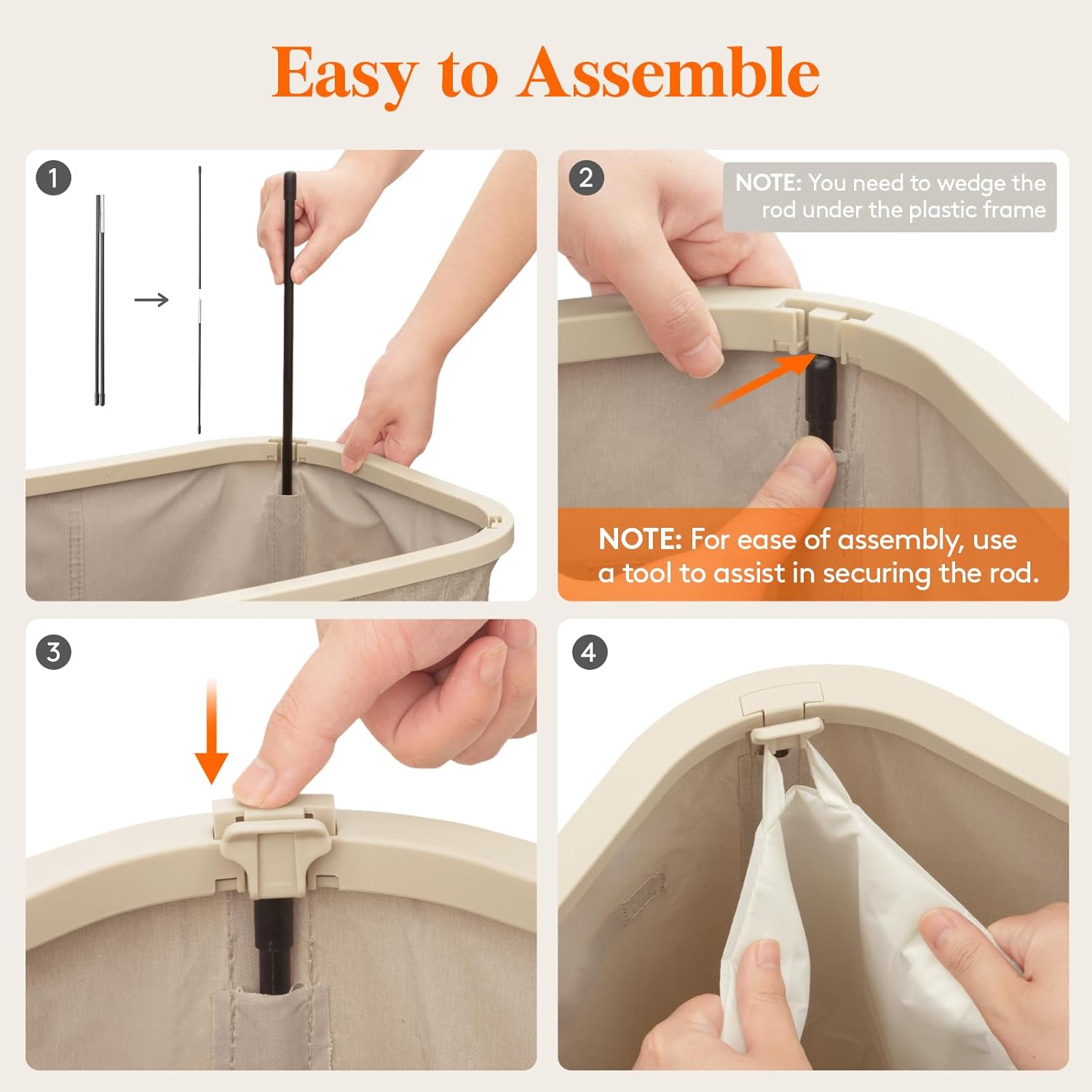 Extra Large Plastic Laundry Ba - Home Bathroom Organizer ulasan dan harga