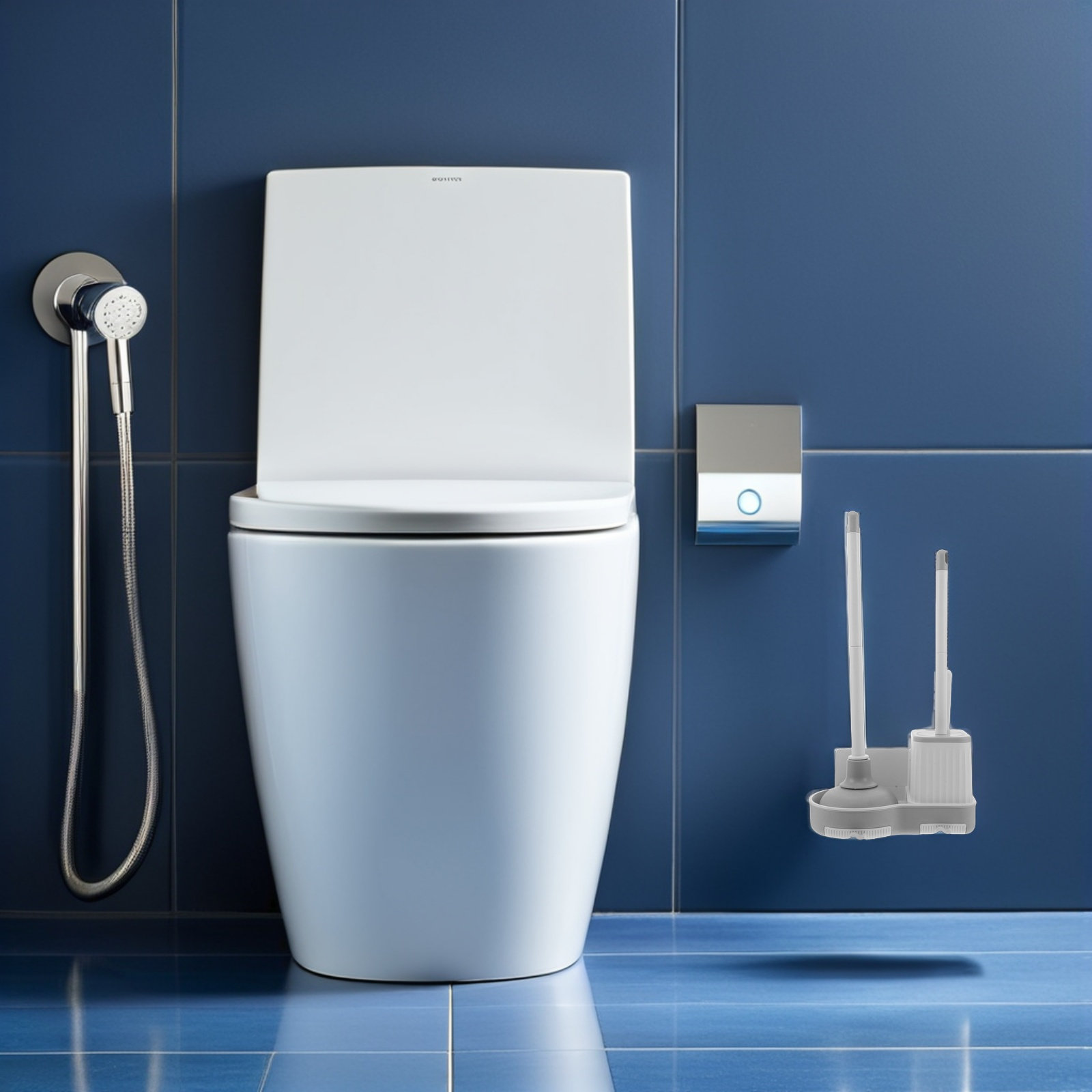 Toilet Brush and Plunger Set W - Plunger Toilet ulasan dan harga