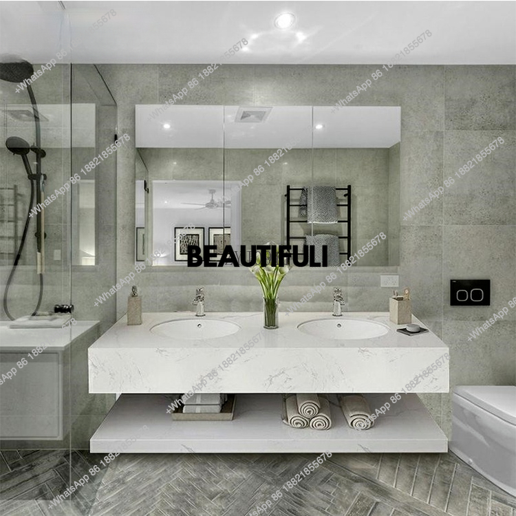 modern luxury customized hotel - Home Bathroom Vanity Combo ulasan dan harga