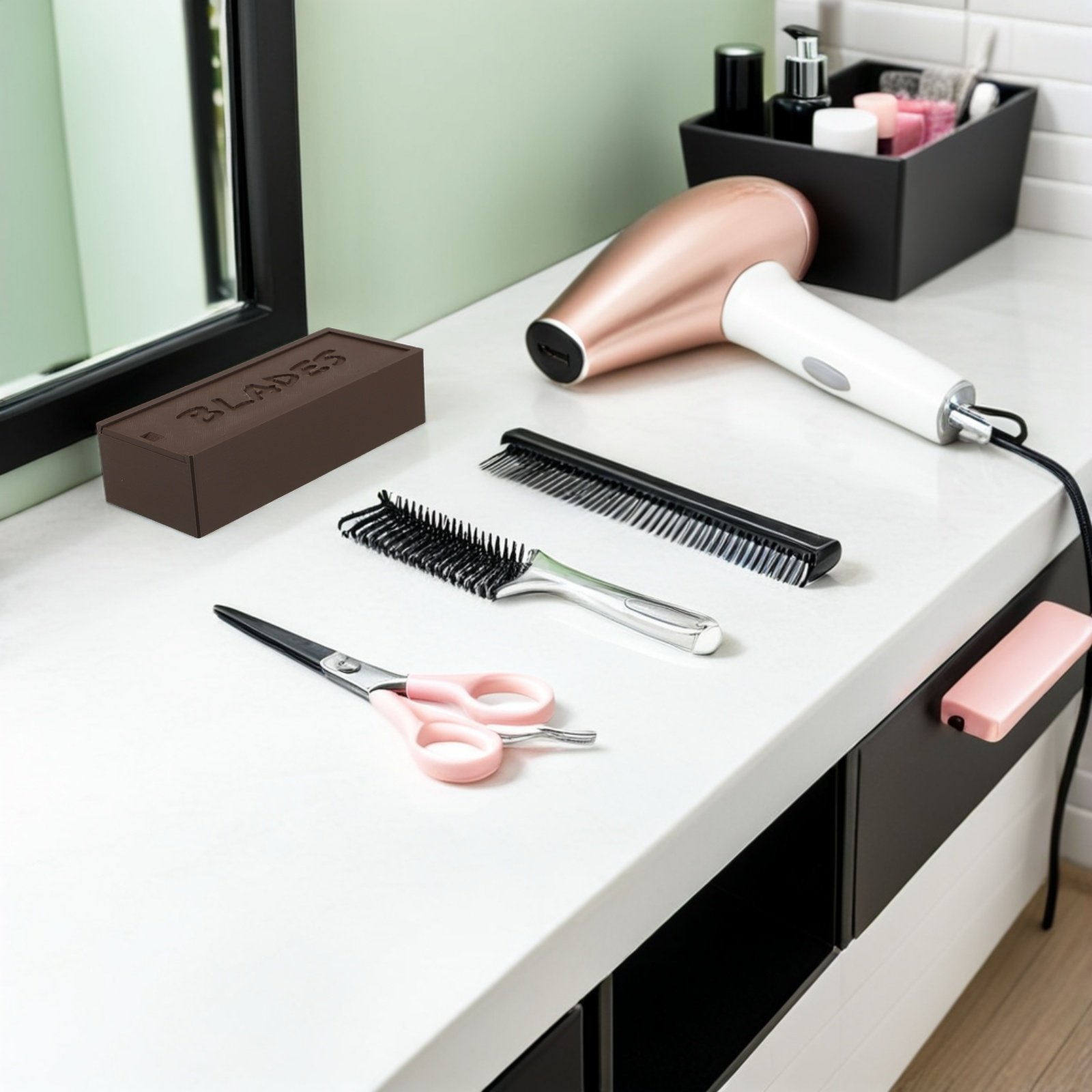 Clipper Blade Storage Case Dou - Home Bathroom Organizer ulasan dan harga