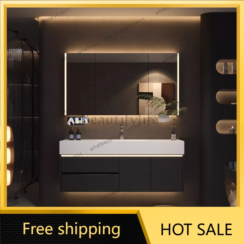 YJ Luxury Drawers Cupboard Pap - Home Bathroom Vanity Combo ulasan dan harga