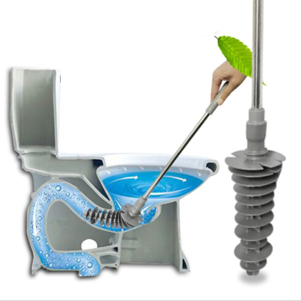 Swirl Head Toilet Piston Plung - Plunger Toilet ulasan dan harga