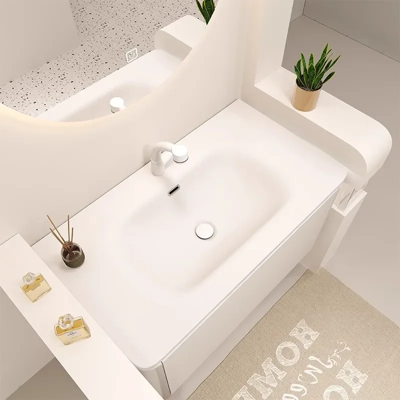 Ceramic Integrated Basin Bathr - Home Bathroom Vanity Combo ulasan dan harga