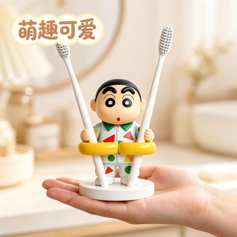 Cute Toothbrush Holder Cartoon - Home Edit Bathroom Storage ulasan dan harga